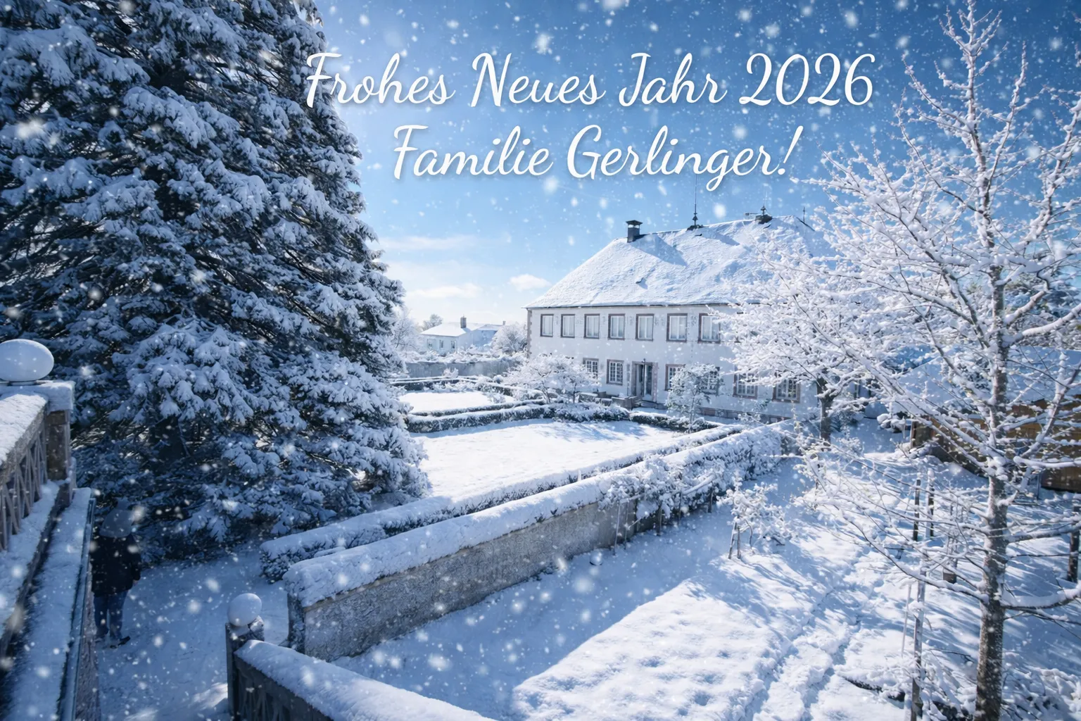 Frohes Neues Jahr 2026 – Rhodter Schlössel in Rhodt unter Rietburg, Pfalz